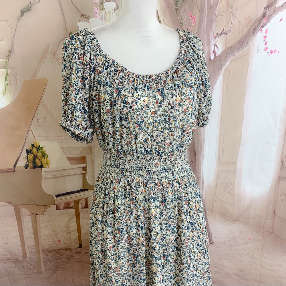 SOLD NEW Madewell Smock-Waist Peasant Blosso - Picture 6 of 10